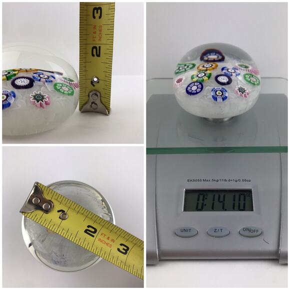 Perthshire PP11 1976 Spaced Millefiori Animal Cane Penguin Squirrel Paperweight - Picture 9 of 13